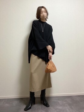 RIM.ARK（リムアーク）の「Wide square knit set up（ワンピース
