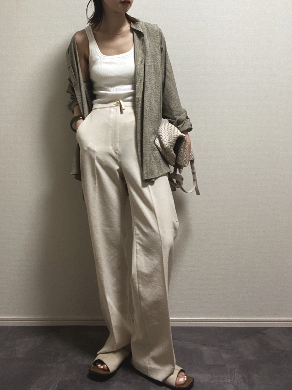 CLANE（クラネ）の「PYTHON OVER STAND SHIRT（シャツ/ブラウス）」 - WEAR