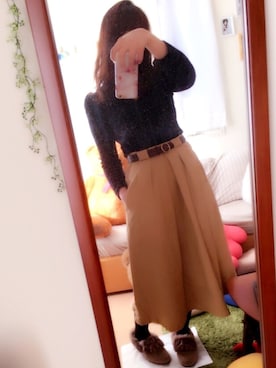 よしかさん（レディース・161cm）の冬コーディネート