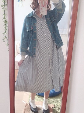「カメラ女子」｜「アイテム（パンプス）」を使った、よしかさん（レディース・161cm）の春コーディネート