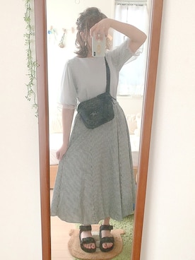 よしかさん（レディース・160cm）の夏コーディネート