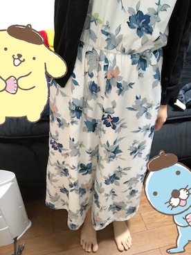 「SPIRALGIRL（スパイラルガール）のアイテム（オールインワン・サロペット）」を使った、Yさん（レディース・161cm）の夏コーディネート