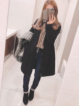 「新年一発目」｜「アイテム（チェスターコート）」を使った、Kさん（レディース・151cm）の冬コーディネート