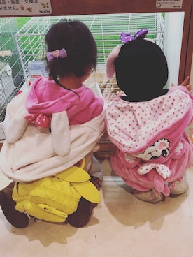 「EARTHMAGIC（アースマジック）のアイテム」を使った、ru_ne girls さん（キッズ・90cm）の秋コーディネート