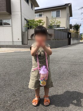 「F.O.KIDS（エフオーキッズ）のアイテム（ワンピース/ドレス）」を使った、ru_ne girls さん（キッズ・100cm）の秋コーディネート