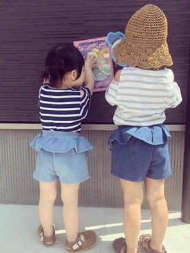 ru_ne girls さん（キッズ・100cm）の秋コーディネート