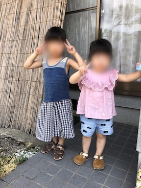 ru_ne girls さん（キッズ・100cm）の秋コーディネート