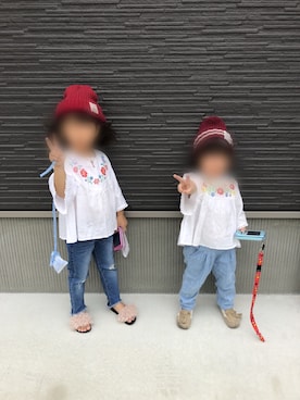 ru_ne girls さん（キッズ・100cm）の秋コーディネート