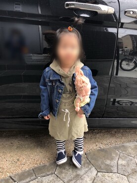 「F.O.KIDS（エフオーキッズ）のアイテム（ワンピース/ドレス）」を使った、ru_ne girls さん（キッズ・100cm）の秋コーディネート