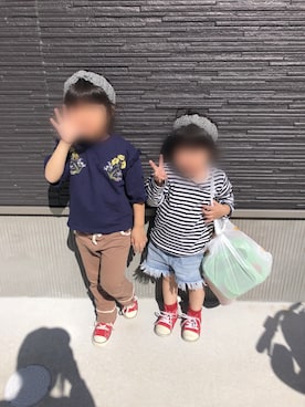 ru_ne girls さん（キッズ・100cm）の秋コーディネート