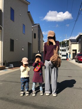 ru_ne girls さん(キッズ・100cm)の冬コーディネート