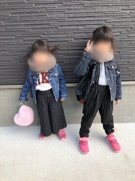 ru_ne girls さん(キッズ・100cm)の冬コーディネート