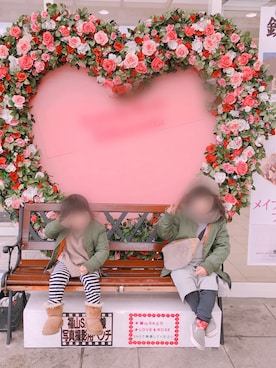 「CIAOPANIC TYPY（チャオパニックティピー）のアイテム（チュニック）」を使った、ru_ne girls さん（キッズ・100cm）の冬コーディネート