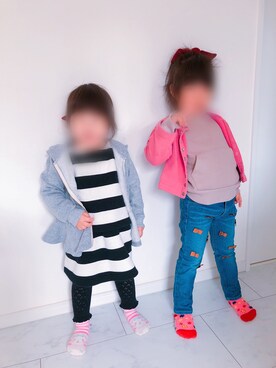 ru_ne girls さん（キッズ・100cm）の春コーディネート