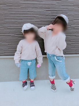 ru_ne girls さん(キッズ・100cm)の春コーディネート