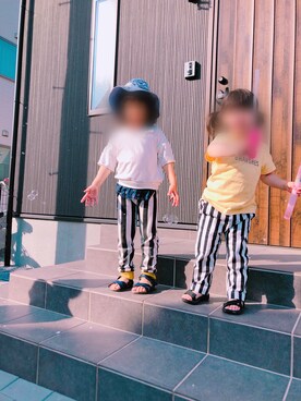 ru_ne girls さん（キッズ・100cm）の春コーディネート