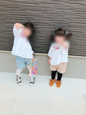 「アイテム（ブーツ）」を使った、ru_ne girls さん（キッズ・100cm）の春コーディネート