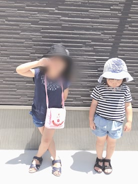 ru_ne girls さん（キッズ・100cm）の夏コーディネート