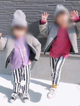 ru_ne girls さん（キッズ・100cm）の冬コーディネート