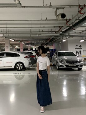 「chic」｜justootiredさん（レディース・161cm）の夏コーディネート