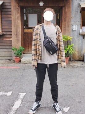 asqさん（メンズ・173cm）の冬コーディネート