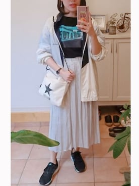 サエさん（レディース・155cm）の夏コーディネート