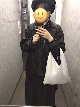 「CDG（シーディージー）のアイテム（ジャケット/アウター）」を使った、yuco🌓さん（レディース・164cm）の秋コーディネート
