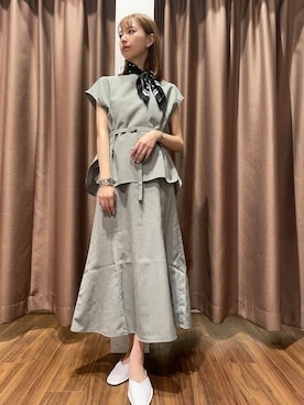 mokaさん（レディース・165cm）の夏コーディネート