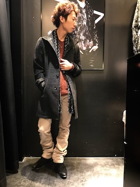 「アイテム（その他シューズ）」を使った、Nakataさん（メンズ・170cm）の秋コーディネート