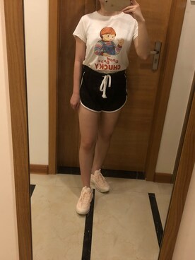 两个鼻孔的是猪さんのコーディネート