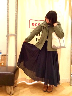 coen さなりさん(レディース・156cm)の冬コーディネート