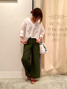 coen さなりさん（レディース・156cm）の春コーディネート