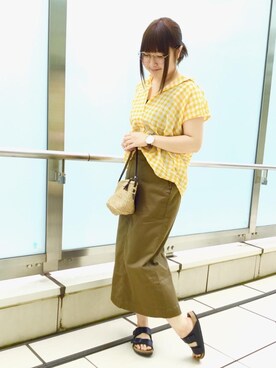 coen さなりさん（レディース・155cm）の夏コーディネート