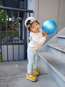 harupanさん（キッズ・90cm）の春コーディネート