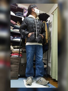 「TAION（タイオン）のアイテム（ブルゾン）」を使った、bbtalさん（メンズ・162cm）の冬コーディネート