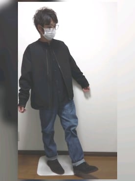 「SENSE OF PLACE by URBAN RESEARCH（センスオブプレイスバイアーバンリサーチ）のアイテム（ノーカラージャケット）」を使った、bbtalさん（メンズ・162cm）の春コーディネート