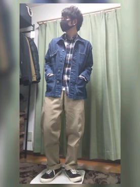 「SEVENDAYS=SUNDAY（セブンデイズサンデイ）のアイテム（カバーオール）」を使った、bbtalさん（メンズ・162cm）の春コーディネート