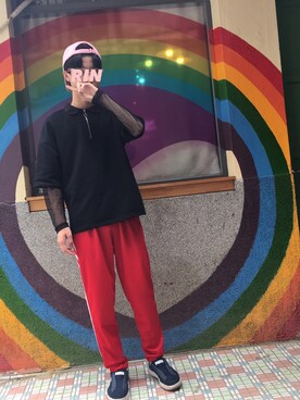 「VII&CO（VII&CO）のアイテム」を使った、RINさん（メンズ・165cm）の春コーディネート