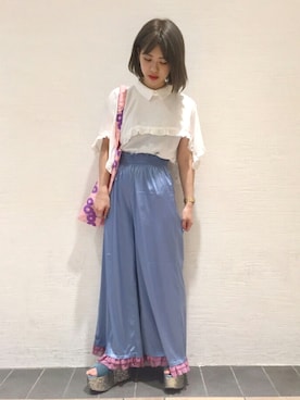 merry jenny 梅田店さん（レディース・160cm）の夏コーディネート