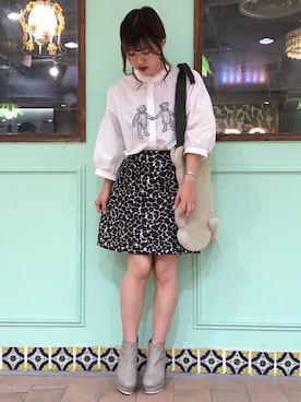 merry jenny 梅田店さん（レディース・160cm）の夏コーディネート