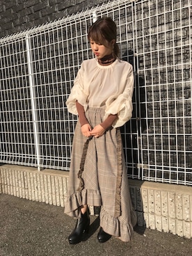 merry jenny 梅田店さん（レディース・160cm）の秋コーディネート