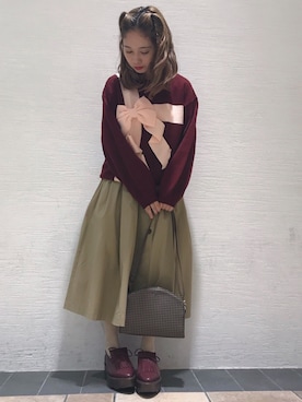 merry jenny 梅田店さん（レディース・160cm）の秋コーディネート