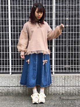 merry jenny 梅田店さん（レディース・154cm）の冬コーディネート