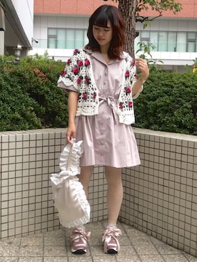 merry jenny 梅田店さん（レディース・154cm）の春コーディネート
