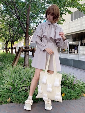 「アイテム（その他シューズ）」を使った、merry jenny 梅田店さん（レディース・165cm）の秋コーディネート