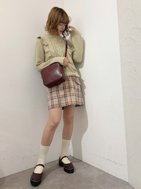 merry jenny 梅田店さん（レディース・165cm）の冬コーディネート