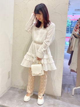 「アイテム（その他シューズ）」を使った、merry jenny 梅田店さん（レディース・154cm）の春コーディネート