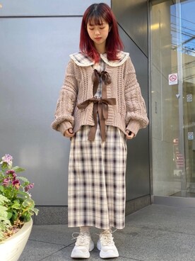 merry jenny 梅田店さん（レディース・154cm）の冬コーディネート