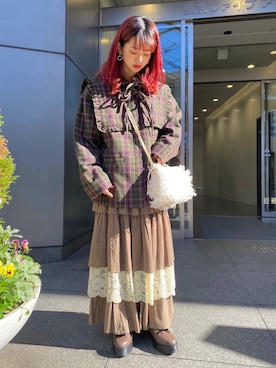 merry jenny 梅田店さん（レディース・154cm）の冬コーディネート