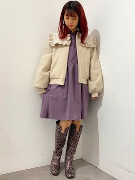 merry jenny 梅田店さん(レディース・154cm)の冬コーディネート